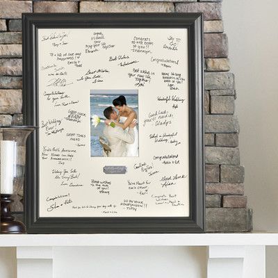 Practical Wedding Gifts, Signature Picture Frame, Wedding Gifts For Bride And Groom, Practical Wedding, Future Wedding Plans, Wedding Guest Book Alternatives, Guest Book Alternatives, Wedding Wishes, Diy Wedding Decorations