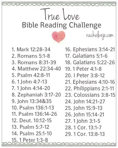 Just screenshot the graphic to your smartphone and mark it as a favorite for easy daily access. For a simple printable copy, click on the graphic or HERE and print out two copies of the Bible reading plan. Share one with a friend! Bible Reading Challenge, Couples Bible Study, Scripture Writing Plans, Love Bible, Writing Plan, Bible Study Plans, Bible Challenge, Bible Plan, Ayat Alkitab