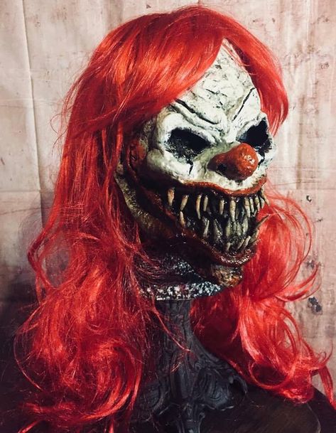 Killer Clown Makeup Scary, Scaryclown Mask, Scary Neon Clown Makeup, Art The Clown Makeup Terrifier, Evil Clown Mask, Haunted Images, Halloween Makeup Clown, Clown Mask, Halloween Clown