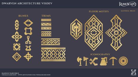 ArtStation - RuneScape Archaeology - Dwarven Architecture, Thomas Karlsson Dwarven Architecture, Dwarven City, Environment Concept Art, Florida Travel, Fantasy Games, Fun At Work, Anthropology, Larp, Runes