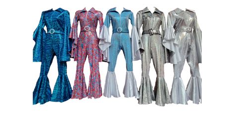 Abba Fancy Dress, Disco Girl Costume, Abba Costume, 70s Fancy Dress, Abba Outfits, 70s Fashion Disco, White Jumpsuits, Abba Costumes, 70s Inspired Outfits