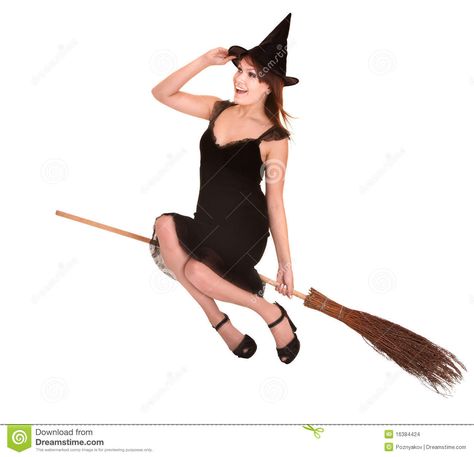 Riding Broomstick Pose, Witch Broom Pose Reference, Riding Broom Pose, Broom Pose, Magic Broomstick, Witch Flying On Broom, Witch On Broom, Note Writing Paper, Art Study