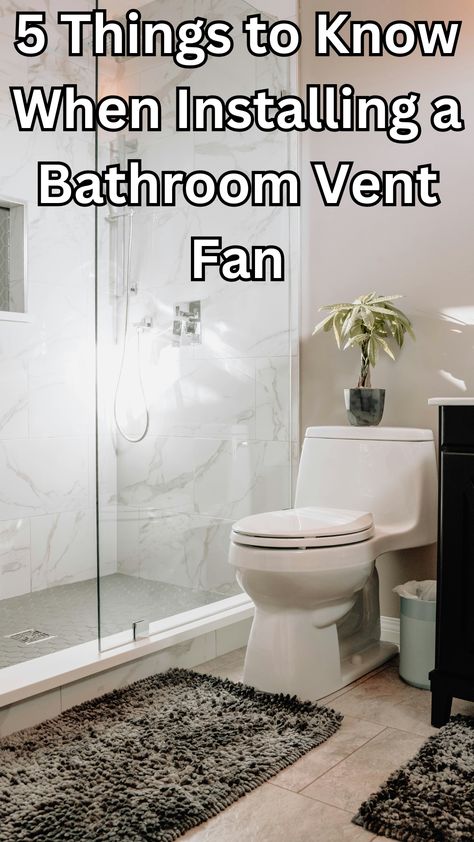 Installing a bathroom vent fan is an essential project for controlling moisture and preventing mold buildup. Bathroom Ventilation Ideas, Bathroom Ventilation Fan, Bathroom Vent Fan, Bathroom Vent, Bath Fan, Orchard House, Bathroom Ventilation, Vent Fan, Victorian Bathroom