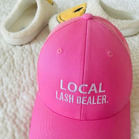 Lash Artist Embroidered Trucker Hat For Lash Tech, Lash Sellers & MUAs. Lash Style, Tech Branding, Lash Tech, For Lash, Lash Artist, Trucker Cap, Caps Hats, Trucker Hat, Lashes