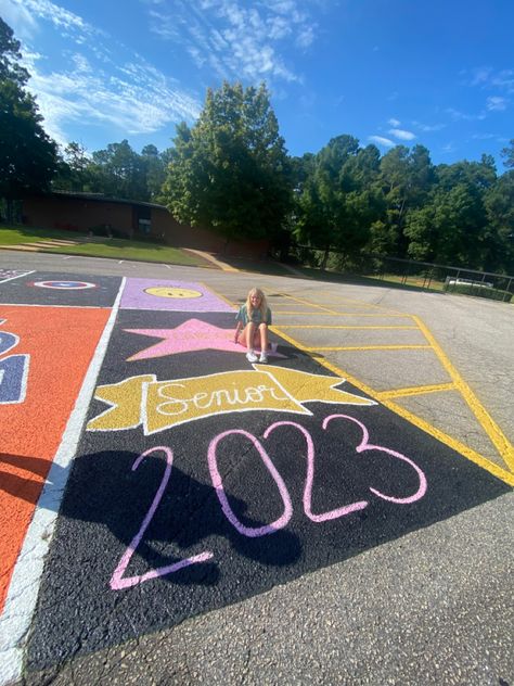 Senior Parking Spot, Parking Spot Painting, Spot Painting, Hollywood Theme, 2024 Ideas, Parking Spot, Movie Star, Year 2024, Senior Year