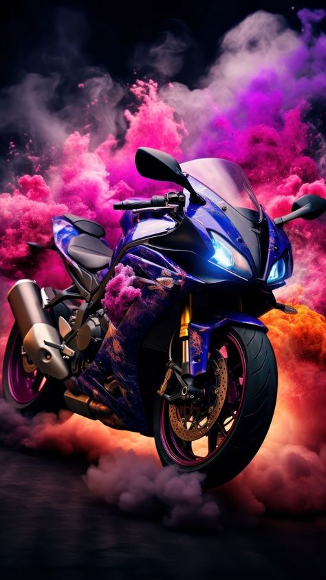 Nadeem Sarwar, Moto Wallpapers, Purple Bike, Motorbike Art, Motos Yamaha, Image Moto, Biker Photoshoot, Yamaha Bikes, Motos Honda