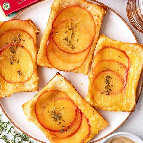 Cheddar Puff Pastry, Upside Down Puff Pastry, Apple Gouda, Apple Cheddar, Apple Pastry, Puff Pastry Tart, Pastry Tart, Big Belly, Follow Your Heart