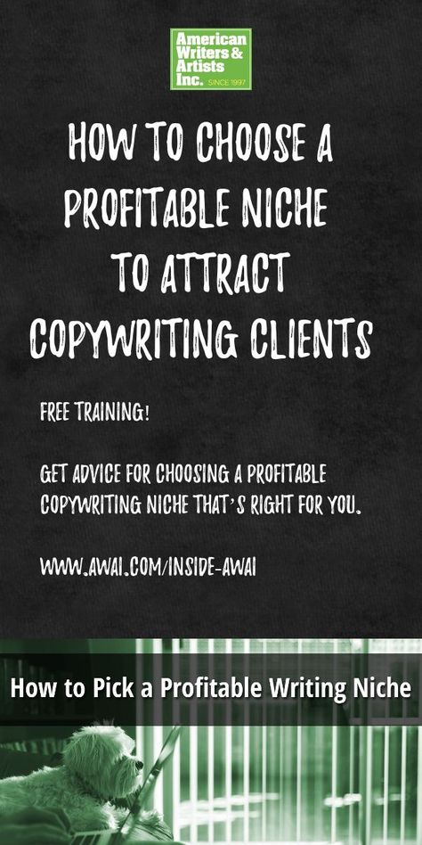 On AWAI's free training you'll get advice for choosing a profitable copywriting niche that’s right for you. Freelance Copywriting, Web Copywriting, Copywriting Portfolio, Copywriting Business, Copywriting Course, Sales Letter, Skills To Learn, Freelance Writing, Content Writing