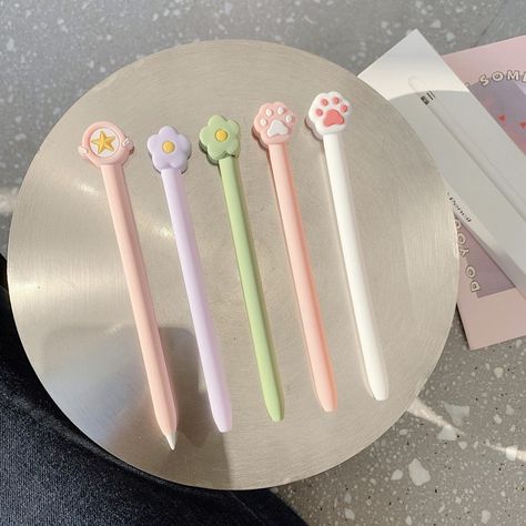 Silicone Pencil Case Cute Tablet Stylus Protection Case for Apple Pencil 1st Or 2nd Generation Or Apple Pencil Sleeve, Apple Pencil Cover, Preppy Phone, Apple Pencil Case, Apple Pencil Skin, Apple Pencil 2, Ipad Pencil, Cute Ipad Cases, Apple Pen