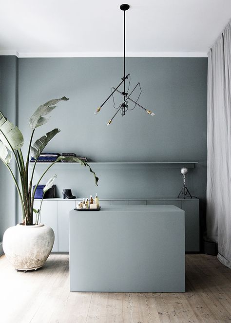 Denim Drift, Interior Design Minimalist, Pastel Interior, Interior Minimalista, Blue Interior, White Furniture, Decor Minimalist, Minimalist Interior, Color Of The Year