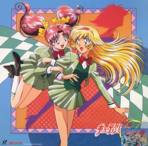 Honey Kisaragi & Natsuko Aki from Cutey Honey Flash* Honey Kisaragi, Honey Works Anime, 90s Shoujo Manga, 70s Shojo Manga, 90s Shoujo Manga Covers, Old Cartoon Shows, Old Anime, 90s Anime, Fantasy Art Landscapes