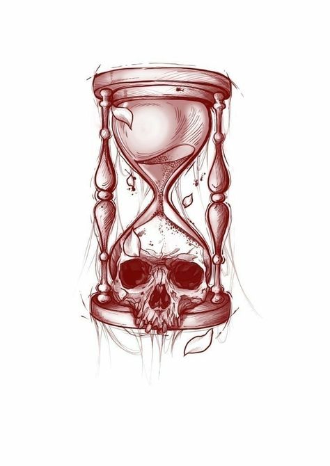 Skull Tattoo Stencils Outline, Hourglass Skull, Hourglass Tattoo Design, Skull Tattoo Meaning, Hour Glass Tattoo Design, Hourglass Tattoos, Hourglass Drawing, Designs With Meaning, Hourglass Tattoo