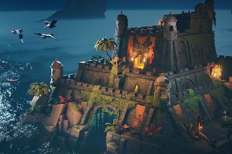 Pirate Cave Minecraft, Minecraft Pirate Island, Pirate Island Art, Sea Of Thieves Skeleton, Sea Of Thieves Game, Best Fishing Rods, Pirate Island, Prison Cell, Get Off My Lawn