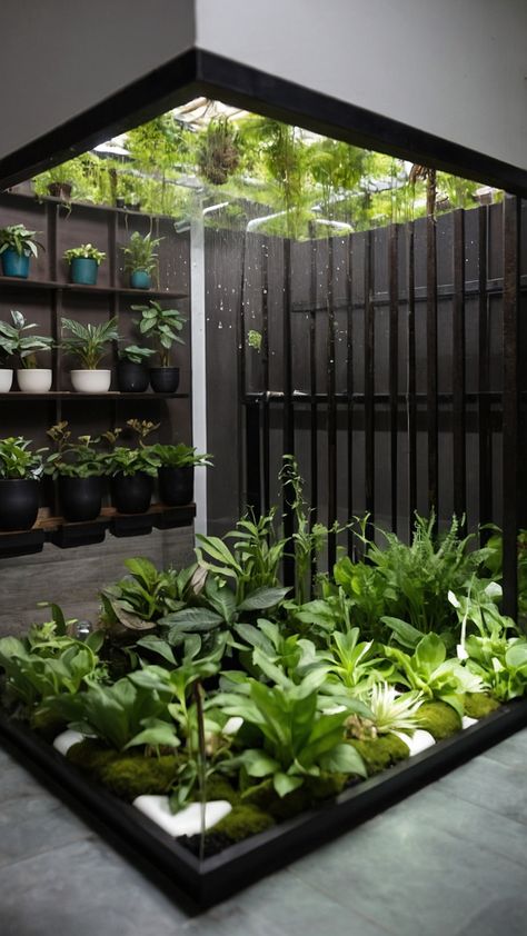 Transform your living spaces with these modern indoor garden ideas for apartments Discover DIY cafe ideas for house architecture apartment design small party Japanese themes and more Basement Garden Indoor, Architecture Apartment Design, Modern Indoor Garden, Basement Garden, Architecture Apartment, Ideas For Apartments, Ideas For House, Small Party, Cafe Ideas