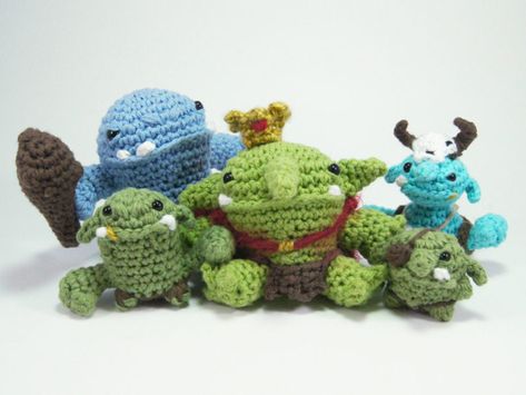 Club Crochet, Crochet Monsters, The Goblin, Quick Stitch, Bobble Stitch, Fun Crochet Projects, Diy Crochet Projects, Love Crochet, Learn To Crochet