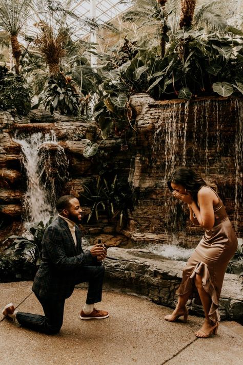 Angela and Demarcus's Engagement in Gaylord Opryland Resort & Convention Center Emotional Photoshoot, Photoshoot Proposal, Proposal Photoshoot, Proposal Pictures, Best Wedding Proposals, Surprise Engagement, Proposal Photography, How We Met, Proposal Photos