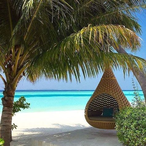 16 Fantastic Beach Reading Nooks You Need to See Beach Reading Nook, House Reading Nook, Beach Vacation Locations, Maldives Photography, Beach Vacation Accessories, Tropical Beach Resorts, Beautiful Beaches Paradise, Tropical Beach Houses, Vacation Locations