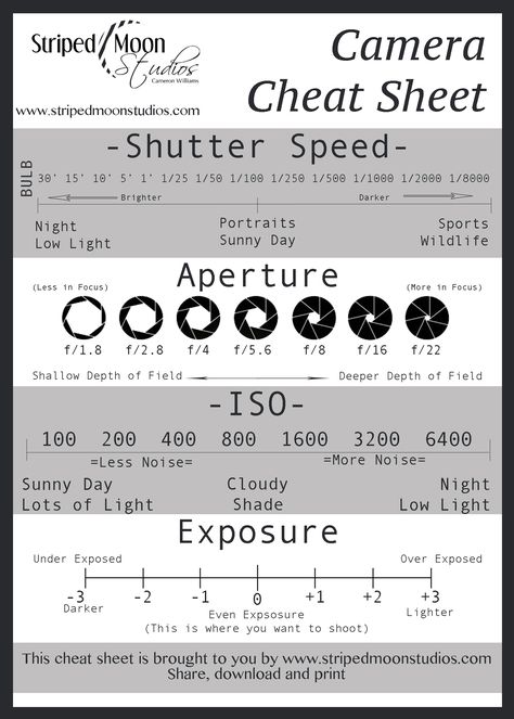 Canon Camera Settings Cheat Sheets, Nikon Cheat Sheet, Nikon Camera Settings, Canon Camera Settings, Camera Cheat Sheet, Manual Camera Settings, Camera Settings Cheat Sheet, Photography Settings, Teaching Chemistry