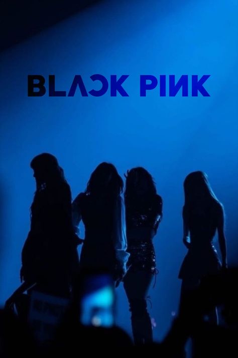 Blackpink Blue Aesthetic, Blackpink Scrapbook, Blackpink Background, Blue Vibes, Icon Widget, Good Photo Editing Apps, Black Pink Background, Fav Color, Blackpink Poster