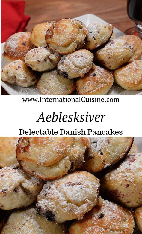 Country Meals, Danish Pancakes, Denmark Food, Danish Recipes, Danish Cuisine, Danish Recipe, Around The World Food, Scandinavian Food, Danish Food