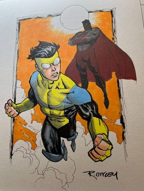 RYAN OTTLEY (@RyanOttley) / X Ryan Ottley, Comic Art Sketch, Invincible Comic, Marvel Figure, Comic Book Art Style, Propaganda Art, Animatronic Fnaf, Marvel Spiderman Art, Superhero Design