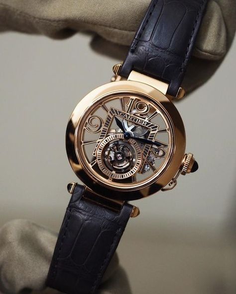 PerpetualPassion® on Instagram: "His Majesty, the @cartier Pasha in one of his best configuration combining the Tourbillon with the openworked dial🔥 Ever since its debut in 1985, the Pasha de Cartier Watch has moved with the times, returning in multiple guises. It owes its success as much to its unique design as to its precision mechanics. Appearances first: a square inside a circle, in this instance accentuated by the second circle of the tourbillon. The "chained" crown – a removable crown c Pasha De Cartier, Cartier Pasha, Cartier Tank, Cartier Watch, Watch Lover, Rolex Daytona, A Circle, The Times, Vintage Cartier