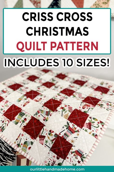 Christmas Quilting Projects, Christmas Quilt Blocks, Quilting 101, Christmas Patchwork, Start Sewing, Christmas Quilt Patterns, Quilt Sewing Patterns, Holiday Quilts, Easy Quilt Patterns