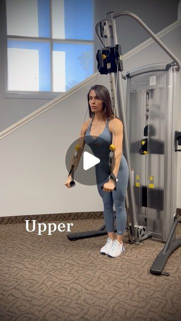 Jessica Schilling on Instagram: "Upper Body Workout🔥Cable Needed. Make sure to Save it and Share with your friends💕

One spot, one machine, all we need to have an incredible chest and back workout loaded with core engagement and unilateral work building strength to a degree that balance both sides equally. 
This workout you can train individually or as a superset, increasing slightly the rep scheme. Let’s get to work 💪💪

The structure: 4 sets - 10 to 12 reps with pause contractions
1- High to Low Chest Press
2- Dual Grip Straight Arm Pulldown
3- Chest Fly
4- Dual Grip Row
5- low to High Chest Fly
6- Low to High Bent Row

#chestday #backday #workoutroutine #strongcore #lifestyle" Straight Arm Pulldown, Chest And Back Workout, Core Engagement, Work Building, Chest Press, Chest Fly, Building Strength, Strong Core, Back Day