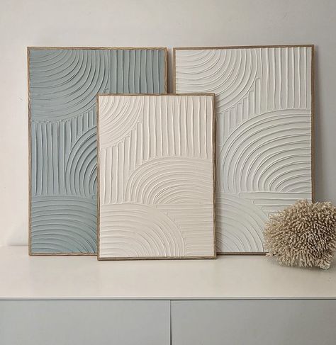 Filler Art, Cuadros Diy, Diy Abstract Canvas Art, Diy Canvas Wall Art, Diy Wall Art Decor, Family Of 3, Diy Artwork, Neutral Art, Textured Canvas