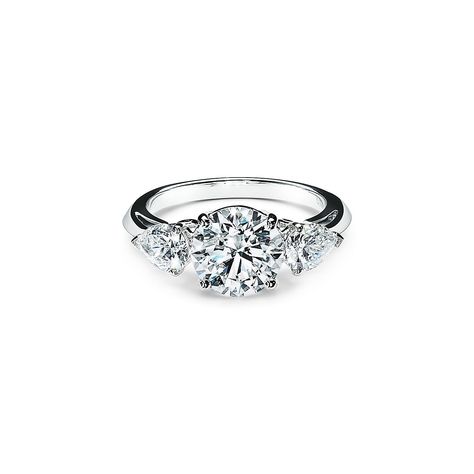 https://www.tiffany.fr/engagement/engagement-rings/tiffany-three-stone-engagement-ring-with-pear-shaped-side-stones-in-platinum-GRP10897/ Tiffany Engagement Rings, Tiffany Diamond Ring, Tiffany Engagement, Tiffany Engagement Ring, Small Silver Hoop Earrings, Three Stone Diamond Rings Engagement, Romantic Rings, Three Stone Engagement Ring, Ring Styles