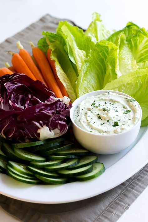 Creamy Herb Dip — cream-cheese- and sour-cream-based dip flavored with scallions, parsley, and dill, via @40aprons Herb Dip, Best Ina Garten Recipes, New Year's Eve Appetizers, Make Ahead Appetizers, Ina Garten Recipes, Popsugar Food, Party Appetizers Easy, Halloween Appetizers, Barefoot Contessa