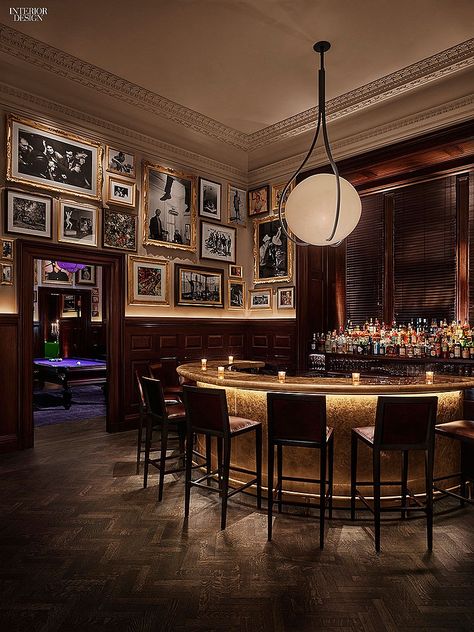 12 NYC Restaurants Serve Up Hot Design | Projects | Interior Design New York Edition Hotel, Edition Hotel, Bar Interior, Nyc Restaurants, Bar Design Restaurant, Interior Design Magazine, Hotel Bar, Modern Bar, Hospitality Design