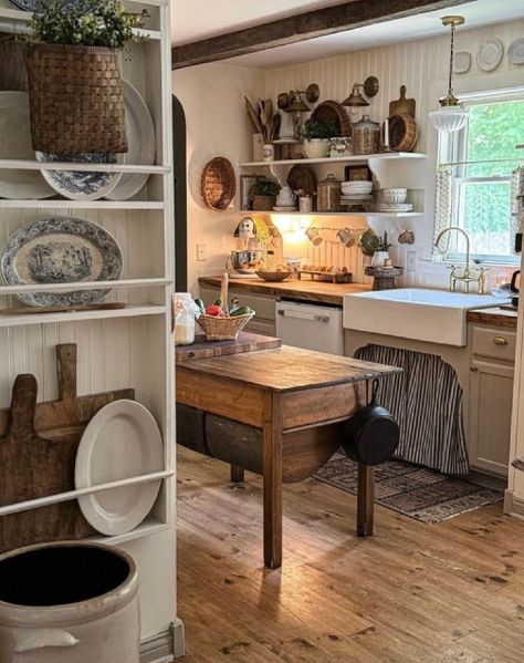 Kate Bowler, Farmhouse Cottage Kitchen, To The Wonder, Cottage Kitchens, Gorgeous Kitchens, Farmhouse Cottage, Kitchen Redo, Cottage Kitchen, French House