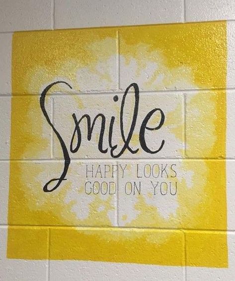 November Bulletin Boards, To Do App, School Bathroom, School Hallways, School Wall Art, Classroom Quotes, School Murals, Spring Semester, School Painting