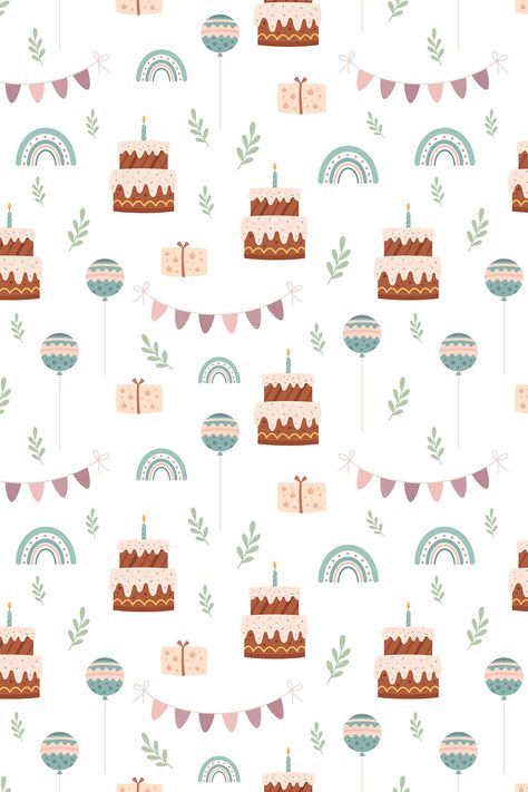 Birthday Pattern, Surface Pattern Design Inspiration, Pillow Boxes, Pattern Design Inspiration, Winter Birthday, Box Patterns, Pattern Collection, Craft Classes, Birthday Background