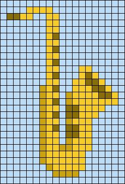 Saxophone Cross Stitch, Crochet Tapestries, Saxophones, Graph Paper Drawings, Tiny Cross Stitch, Melty Beads, Music Instrument, Box Patterns, Pixel Pattern