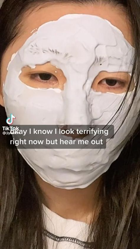 Korean Glass Skin Cooling Mask, Skin Care Products For Glowing Skin, Korean Clothing Aesthetic, How To Make Good Tiktok Videos, How To Have Clear Skin In A Week, Skincare Tips Tiktok, How To Improve Your Skin, How To Make Your Skin Look Poreless, Clear Skin Makeup Look