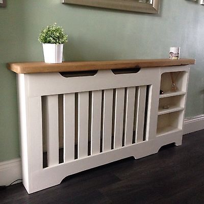 Radiator Cover Ideas, Modern Radiator Cover, Diy Radiator Cover, Best Radiators, Hallway Ideas Diy, Radiator Shelf, Storage Ikea, Home Radiators, Display Bookcase