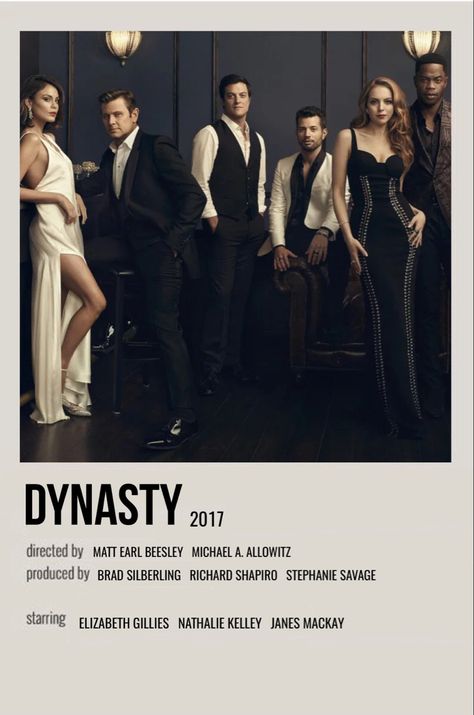 minimal polaroid tv show poster for dynasty Dynasty Show, Dynasty Tv Show, Dynasty Series, Movie Hacks, Iconic Movie Posters, Most Paused Movie Scenes, Film Posters Minimalist, Movie Info, Romantic Comedy Movies