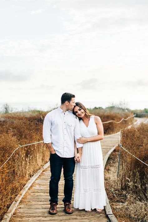 Southern California Engagement Photos Locations - Hidden Gems! How To Take Your Own Engagement Photos, Southern California Photoshoot Locations, Engagement Photoshoot Outfit Summer, Engagement Photos Boardwalk, Engagement Photos On A Bridge, Southern California Engagement Photos, Boardwalk Engagement Photos, Engagement Photos Outside, Engagement Photos Locations