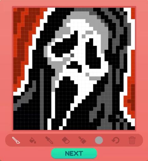 Perler Bead Patterns 32x32, 33x33 Pixel Art, Pixel Art For Staving Artist, Scream Pixel Art Grid, Cool Pixel Art 32x32, Pixel Art Starvingartist, Roblox Pixel Art Ideas, Detailed Pixel Art 32x32, 32x32 Pixel Art Realistic