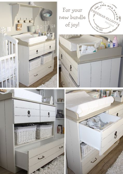 compactum for your nursery Compactum Ideas, Compactum Nursery, Cube Changing Table, Cube Storage Nursery Changing Tables, Baby Changing Basket Dressers, Ikea Drawers Baby Changing, White Changing Table Nursery, Small Nursery Organization, Baby Nursery Organization