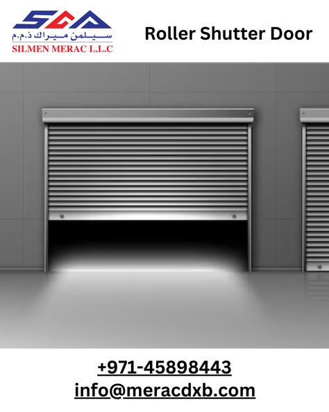 A Roller Shutter Door is a durable and versatile door system commonly used in commercial and industrial settings. Comprising interlocking slats or panels, these doors can be manually or electronically operated. They offer robust security, weather protection, and insulation, making them suitable for warehouses, garages, storefronts, and more. Roller shutter doors are designed for efficient space utilization, smooth operation. visit on our website -https://www.silmenmerac.com/ Roller Shutter Door, Security Shutters, Automatic Sliding Doors, Sliding Shutters, Rolling Shutter, Door Company, Roller Shutters, Shutter Doors, Automatic Door