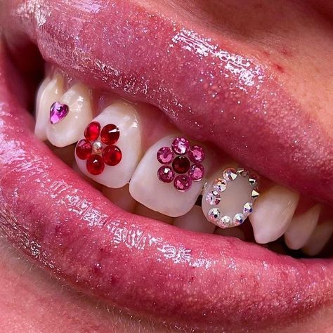 Pretty Teeth, Grillz Teeth, Diamond Teeth, Tooth Gems, Grills Teeth, Tooth Gem, Teeth Jewelry, Inner World, Dope Jewelry