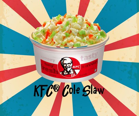 Kfc Salad, Kfc Cole Slaw, Kfc Coleslaw Recipe, Clone Recipe, Cole Slaw, Top Secret, Coleslaw, Floating, Salad