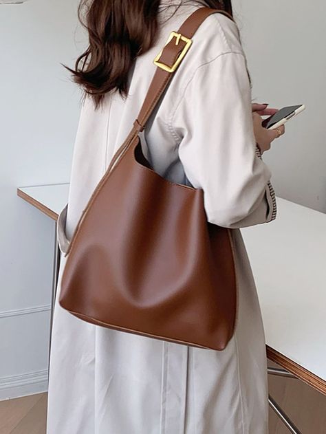 Fashion Silhouette, Everyday Purse, Pu Leather Bag, Bags For Teens, Classic Bags, Crossbody Bag Women, Styl Vintage, Sling Bag, Hobo Bag