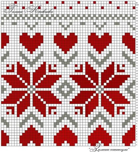 Fair Isle Knitting Patterns, Tapestry Crochet Patterns, Pola Kristik, Cross Stitch Borders, Crochet Tapestry, Fair Isle Knitting, Jacquard Pattern, Tapestry Crochet, Crochet Chart