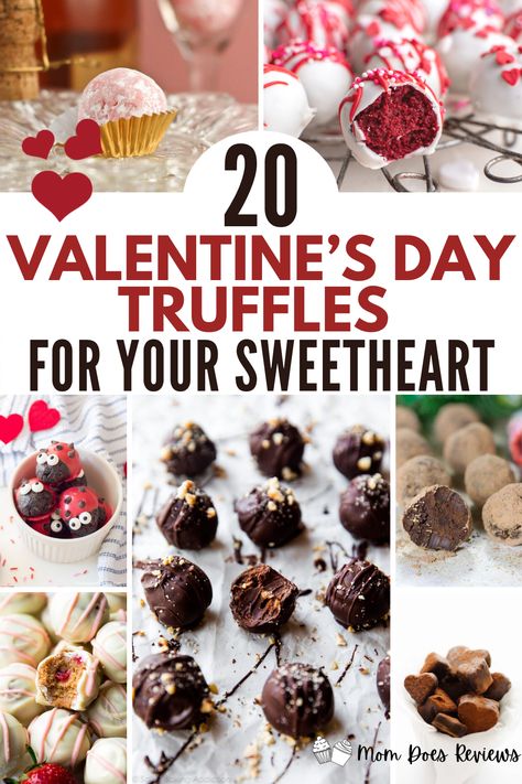 Valentine's Day Truffles for your Sweetheart! - Mom Does Reviews Valentine Truffles Simple, Valentines Day Truffles, Truffles Valentines Day, Orange Truffles Recipe, Red Wine Truffles, Diy Truffles, How To Make Truffles, Wine Truffles, Blondie Dessert