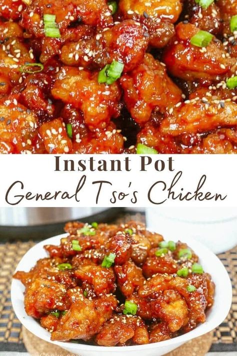 Spicy Breaded Chicken, Breaded Chicken Recipe, Instant Pot Chinese Recipes, Chicken Instant Pot Recipes, Chicken Instant Pot, General Tso's Chicken, Instant Pot Pasta Recipe, Pot Recipes Healthy, Pot Recipes Easy