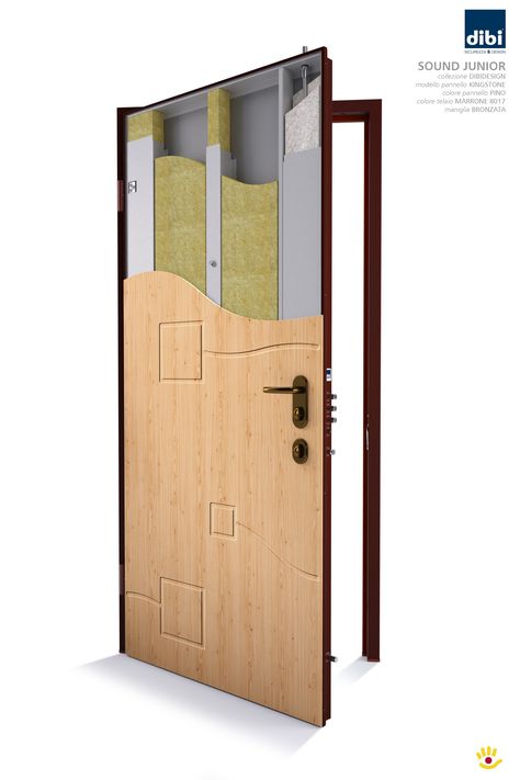 Model Sound Junior- The security door with acoustic insulation 36 dB Insulated Doors, Ruang Karaoke, Acoustic Door, Fire Rated Doors, Metal Doors Design, Modern Minimalist Bedroom, Security Doors, Wood Exterior Door, Acoustic Insulation